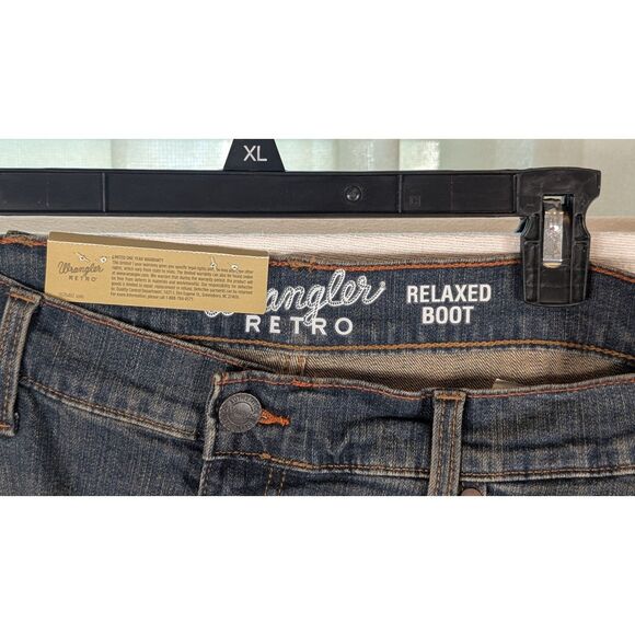 Wrangler Retro Relaxed Boot Jeans Men's Size 36x34 NWT - Picture 6 of 14